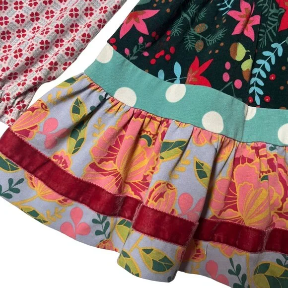 SIZE 2 Matilda Jane 2016 Once Upon a Time Party Mix Dress Fall Leaves Dress - Picture 6 of 8